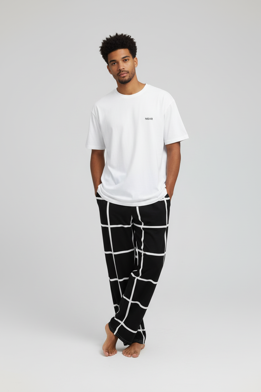 Pyjama Bundle Herren – Weiß